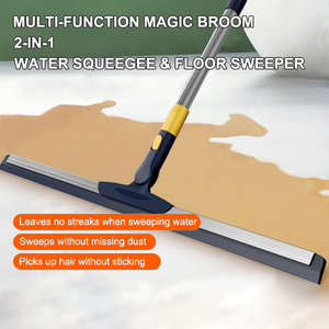 <span class=keywords><strong>Limpiacristales</strong></span> y Limpiador de Suelos 3 en 1, Ajustable, Giratorio, Telescópico, de Silicona, para Ventanas y Pisos - Product Image 1