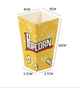 अनुकूलित छोटे बड़े आकार के इको कोटेड स्ट्रिप्ड सादे सिनेमा स्नैक्स पेपर पैकेजिंग बॉक्स के लिए पॉप मकई कप - Product Image 3