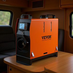 Chauffage au diesel Vevor 8KW 12V avec télécommande LCD pour voiture, camping-car, usage intérieur, design moderne, ignifuge - Product Image 2