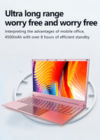 Ordinateur portable professionnel et de jeu portable, neuf, moins cher, 15,6 pouces, Quad Core N95, 8 Go de RAM, 128 Go, 256 Go, 512 Go, 1 To, or rose