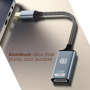 NUEVO <span class=keywords><strong>USB</strong></span> <span class=keywords><strong>C</strong></span> 3,1 a 8K <span class=keywords><strong>Displayport</strong></span> 1,4 Adaptador para 16 <span class=keywords><strong>Pro</strong></span>/Max <span class=keywords><strong>Macbook</strong></span> <span class=keywords><strong>Pro</strong></span> <span class=keywords><strong>USB</strong></span> Tipo <span class=keywords><strong>C</strong></span> a 12Bit HDR 4K/144Hz DP1.4/1,2 Cable 32,4 Gbps - Product Image 4