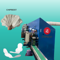 Ligne de production de serviettes en papier jetables Chipbest avec machine de laminage, 300 pièces/min, 380V 50Hz