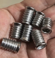 Écrous à insérer en acier inoxydable SS SUS 304, à filetage hexagonal, pour fixation interne et externe