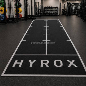 Césped Artificial de Alta Densidad para Gimnasio HYROX Match Sled Push Runway, Suelo de Césped Artificial para Gimnasio, Soporte para Césped Artificial, Tamaño, Logotipo, Gráficos - Product Image 2