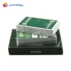 사용자 정의 만든 0.3 미리메터 1 5 세트 더블 데크 플라스틱 포커 카드 저렴한 카드 프로모션