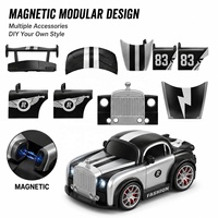 Voiture télécommandée intelligente multifonction 2,4 GHz à 6 canaux, déformation magnétique, mini, avec capteur expert, fonction drift, éclairage et chargeur