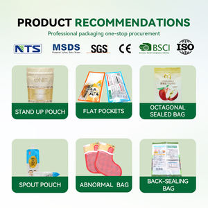 Emballage de barres énergétiques en chocolat aux noix et <span class=keywords><strong>granola</strong></span> avec fermeture arrière personnalisée, emballage en feuille d'aluminium, sacs d'emballage - Product Image 4