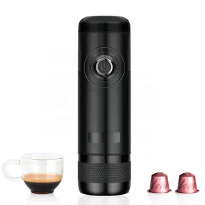 Portable coffee maker espresso machine CAN BOIL WATER without cable 18bar 12v