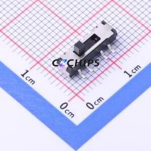 <b>TP</b>-3301L1 <b>Slide</b> Switch SMD Switch Rectangle Pin Header Gull Wing Type Vertical Mount 50mA - Product Image 1