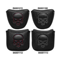 Prix usine couvre-chef de golf couverture de putter broderie couverture de club de golf cuir Pu maillet de golf couvre-chef de putter