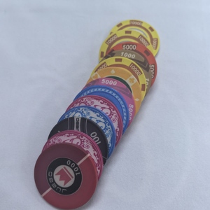 Fichas de Póker de Cerámica de Lujo QINLONG de 10g con Diseño Personalizado de 39*3.3mm para Casino - Product Image 5