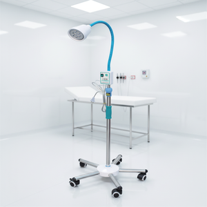 Lámpara de Examen LED Médica Portátil con Soporte de Piso, Flexible, 3W, para Hospital, Clínica y Ginecología, Marca <span class=keywords><strong>FM</strong></span> MEDICAL - Product Image 1
