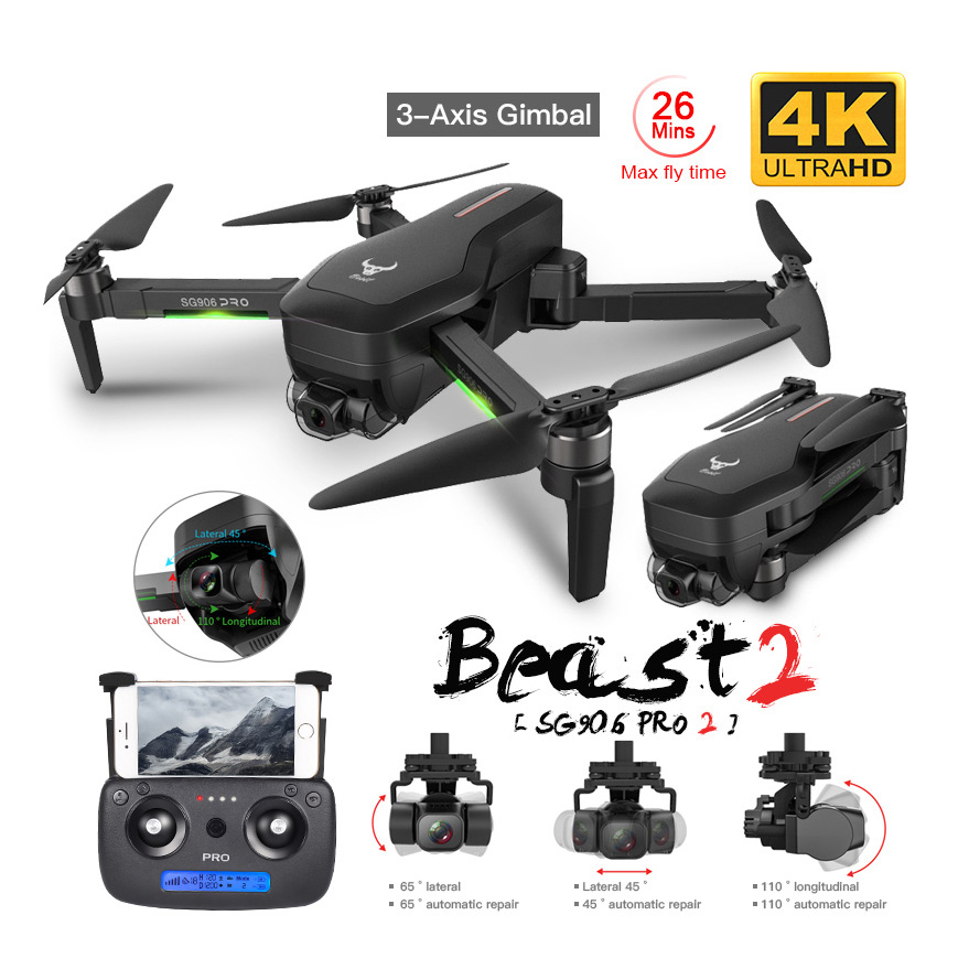 Профессиональный радиоуправляемый Дрон с GPS и зумом X50 4K широкоугольная HD трехосевая Карданная камера 5G Wifi FPV Бесщеточный двигатель полет 30 минут Дрон