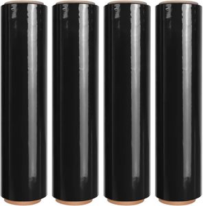 Hot Selling Sparkforest Black Stretch Film 50cm Width Heavy Duty LLDPE <strong>Pallet</strong> <strong>Wrap</strong> for Industrial Packaging - Product Image 1