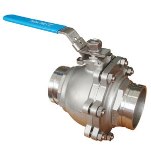 Tekanan tinggi Super dupleks baja tahan karat 2205 2507 beralur ujung katup bola 600WOG <span class=keywords><strong>800PSI</strong></span> 1000PSI - Product Image 5