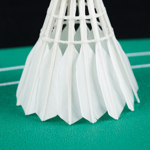 <span class=keywords><strong>Volant</strong></span> de badminton Lingmei L07 en plumes de canard naturelles, vol stable, résistant au vent, intérieur/extérieur, liège composite, 12 - Product Image 4