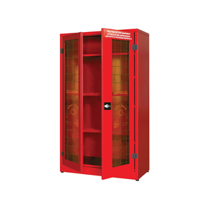 Armoire EPI Carvel 1075x500x1850mm avec 2 portes en verre cassables et 3 étagères réglables - Product Image 1