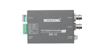 Convertisseurs de médias vidéo/audio/Tally 12G SDI sur fibre optique, convertisseur de médias SDI sur fibre monomode