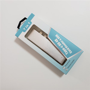 Adaptateur Hub <span class=keywords><strong>USB</strong></span> Type <span class=keywords><strong>C</strong></span> 7 en 1, station d'extension double <span class=keywords><strong>USB</strong></span> Type-<span class=keywords><strong>C</strong></span> pour MacBook Pro, HDMI 4K, <span class=keywords><strong>USB</strong></span> 3.0, lecteur de carte <span class=keywords><strong>SD</strong></span>/Micro <span class=keywords><strong>SD</strong></span> - Product Image 3