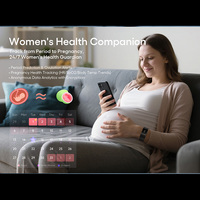 JCVital 2501 SDK APL OEM ODM Pulsera Inteligente de Actividad y Salud con Monitor de Frecuencia Cardíaca y SpO2, Seguimiento Remoto de Salud