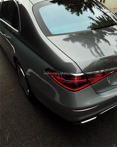 Para <span class=keywords><strong>Mercedes</strong></span> Benz Clase <span class=keywords><strong>S</strong></span> W223 Bodykit Actualización a <span class=keywords><strong>2023</strong></span> W223 <span class=keywords><strong>Maybach</strong></span> S680 PP Parachoques Rejilla ABS Cromo Negro Embellecedor Difusor trasero - Product Image 3