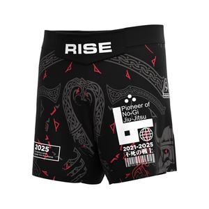 Shorts de MMA con Cintura Suave, Diseño sin Velcro, Tela Duradera y Ultraligera, Parche de Marca Delantero y Trasero - Product Image 1