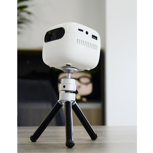 โปรเจคเตอร์กลางแจ้งขนาดเล็กพกพาแอนดรอยด์โฮมเธียเตอร์โปรเจคเตอร์ DLP WiFi BT โปรเจคเตอร์พกพาแบตเตอรี่ภายใน WD01 - Product Image 3