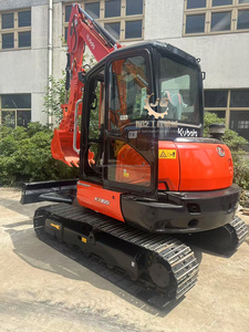 Miniexcavadora de segunda mano Kubota Kx165, excavadora personalizada de 6 toneladas Kubota 165 Kx155 Kx185, miniexcavadora de maquinaria con EPA - Product Image 5