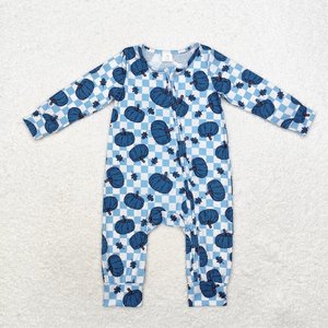 Mono estampado de calabaza colorido RTS para niños de manga larga para niños al por mayor - Product Image 5