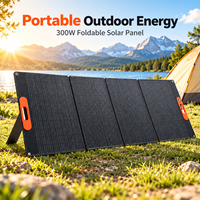 Chargeur solaire mobile 300W, panneau flexible BC, sortie haute tension 42V pour la charge de stations d'alimentation portables