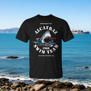 T-shirt vintage de l'équipe de natation Alcatraz 1968 San Francisco Ca - Product Image 3