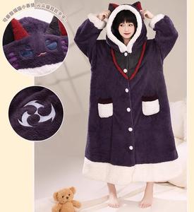 Ecoparty Scaramouche Tighnari Pyjamas <span class=keywords><strong>Genshin</strong></span> <span class=keywords><strong>Impact</strong></span> Wanderer Vêtements de nuit Cosplay <span class=keywords><strong>Doujin</strong></span> Costume Hiver Pantalon à capuche Pyjamas - Product Image 2