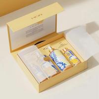 Boîtes d'emballage personnalisées pour bougies parfumées, couvercle rabattable, carton gris, doublure en satin, impression quadricolore