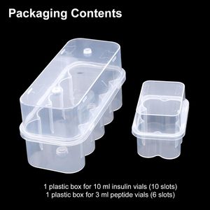 Cajas de Almacenamiento de Plástico PP Transparente, Ligeras, Plegables, Ecológicas y Minimalistas para Frascos de 3ml/5ml/7ml/10ml/20ml - Product Image 3