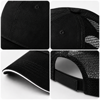 Gorra de camionero con logotipo personalizado OEM, gorra de béisbol de malla, bordado e impresión personalizados, gorras promocionales deportivas para exteriores al por mayor