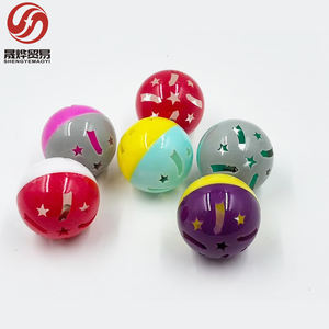 Cucciolo di plastica cavo palla da gioco rotonda con campana Jingle suono giocattolo per gatti sicuro resistente ai graffi e ai giocattoli da masticare per animali domestici - Product Image 5