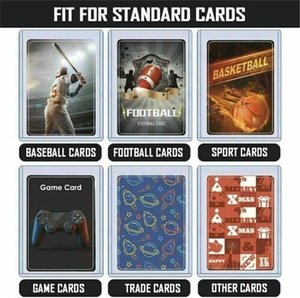 Protections pour cartes à collectionner Leshiny 3 <span class=keywords><strong>x</strong></span> 4 po, étuis rigides en plastique avec membrane - Product Image 5