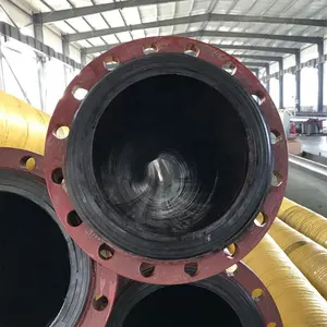 High Quality Slurry Marine Dredging Rubber Hose Large Diameter Flange Type Drainage Mud Sand Delivery Project Water Suction Disc