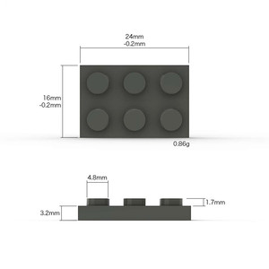 Moc Nhỏ Hạt Gạch Moc Khối Các Bộ Phận 3022 Nhựa Xây Dựng Khối Tương Thích Gạch Tấm 2x4 2x6 Khối Đồ Chơi Cho Trẻ Em - Product Image 2