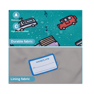 ที่กำหนดเองไนลอน Drawstring กระเป๋าเด็กขนาดเล็กกลางแจ้งสีฟ้าการ์ตูน Drawstring กระเป๋าเป้สะพายหลังกระเป๋า - Product Image 4