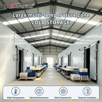 Conteneur de stockage frigorifique multi-zones à grande température, contrôle numérique, compresseur Copeland, fonctions automatiques, prix compétitif