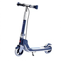 Trottinette à pousser pliable à deux roues pour enfants de 6 à 12 ans, garçons et filles, en plastique moderne pour l'extérieur
