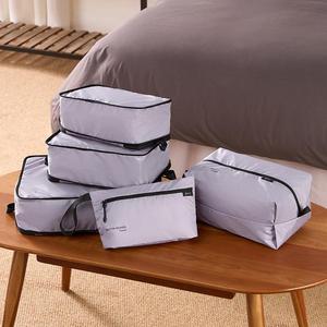 Fabriek <span class=keywords><strong>5</strong></span> Stuks Compressie Verpakking Kubussen Grote Capaciteit Koffer Organizer Ruimtebesparende Reisaccessoires - Product Image 2