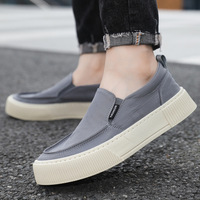 Chaussures décontractées pour homme, taille 48, haute qualité, confortables, à enfiler, style mode, baskets en toile