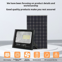 Potente Luz de inundación solar para jardín y campo 200W-1200W Lámpara LED para exteriores Cuerpo ABS IP66 para aplicación en carretera