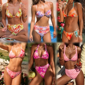 Lot mixte en gros de maillots de bain pour femmes, ensembles de bikinis assortis, vêtements d'occasion en balles - Product Image 2