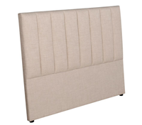 Headboard Furnitur Hotel Berlapis Kain, Linen Prancis, Ukuran Double Queen, Berlapis Beludru Hijau