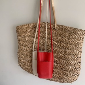 กระเป๋าใส่โทรศัพท์แบบสะพายข้างขนาดเล็กหนังนุ่มปิดด้วยแม่เหล็ก 7 นิ้วแบบพกพาใช้ได้ทุกวันสีแดงสีดำสีขาวสีชมพู - Product Image 4