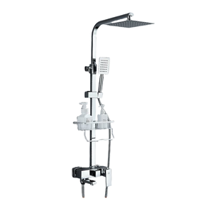 Phòng tắm vòi hoa sen vòi thiết lập với lượng mưa đầu và cầm tay SUS304 thép không gỉ Chrome hiện đại gốm khách sạn <span class=keywords><strong>huben</strong></span> - Product Image 2