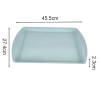 Perlengkapan Panggang Loyang Kue Persegi Panjang Anti Lengket Ramah Lingkungan dari Baja Karbon Berkualitas Tinggi, Tebal 0.6mm, Aman untuk Oven dan Mesin Cuci Piring
